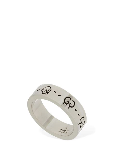 replica mens gucci ring|gucci ghost ring thin.